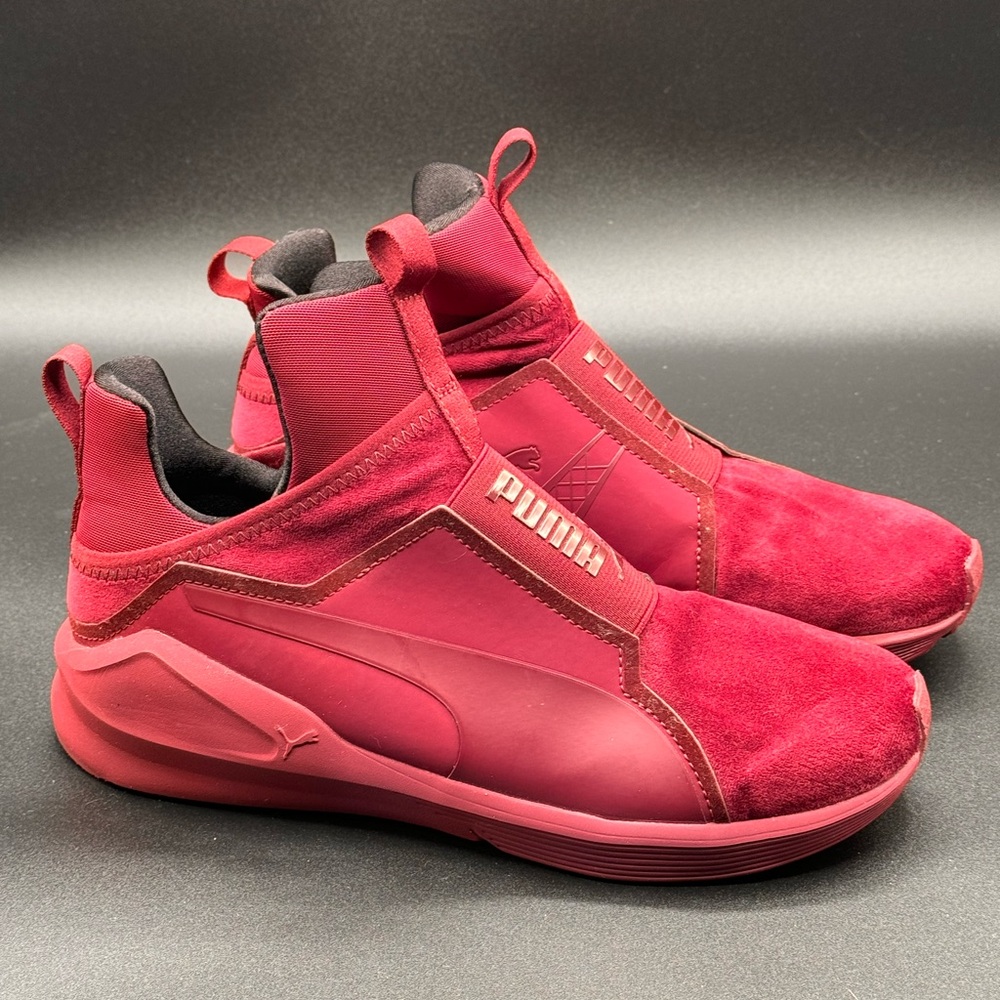 Puma RED Sneakers Size UK 5.5, EUR 38.5, CM 24.5  Athletic Performance Shoes